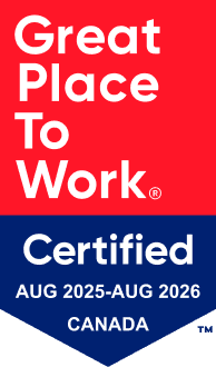 great place to work badge from 2025